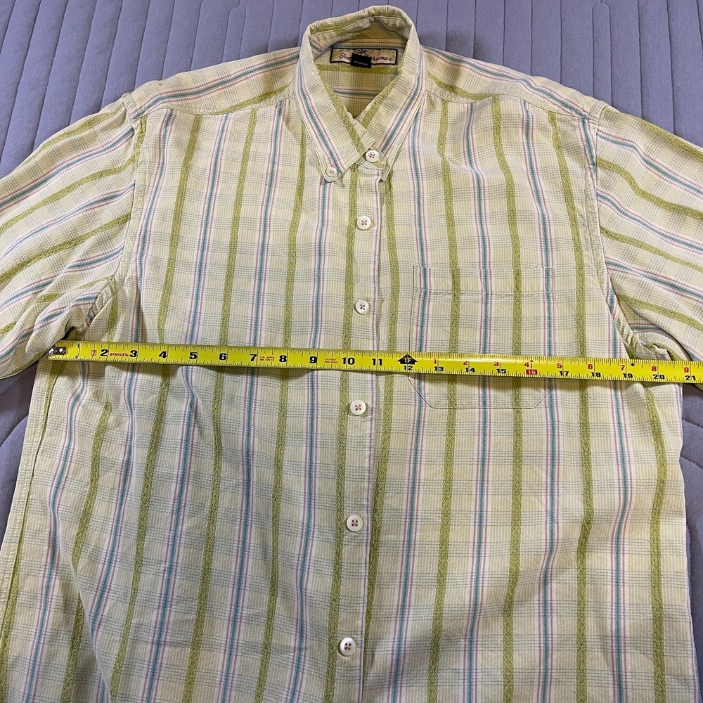 Tommy Bahama Shirt Mens Large Stripe Tencel Lyocell Long Sleeve Casual Button - Picture 6 of 9
